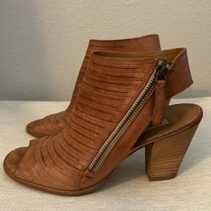 Cayanne Peep Toe High Heel Booties